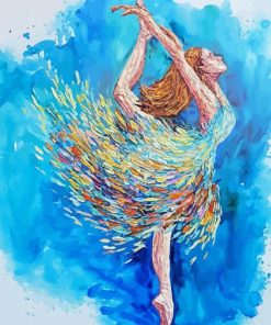 Abstract Ballerina Art Paint By Numbers