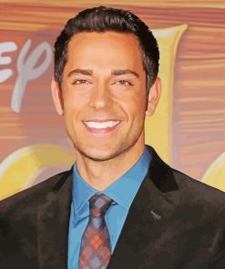 American Actor Zachary Levi Paint By Numbers