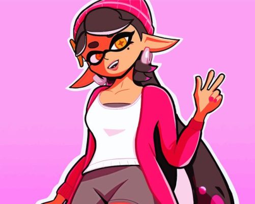 Callie Splatoon Art Paint By Numbers