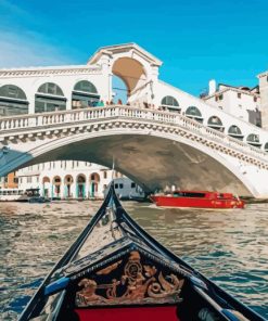 Italy Rialto Bridge Venice Paint By Numbers