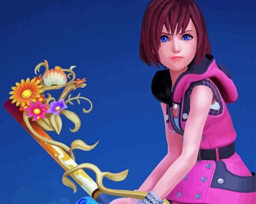 Kairi The Kingdom Hearts Paint By Numbers