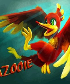 Kazooie Bird Paint By Numbers