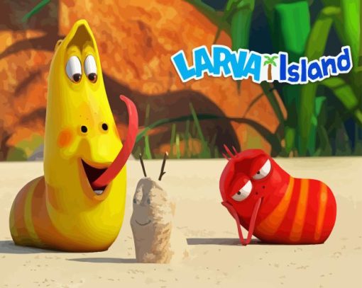 Larva Island Season 1 Paint By Numbers