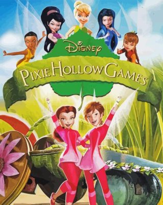 Pixie Hollow Games Poster Paint By Numbers