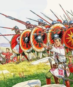 Roman Battle Army Paint By Numbers