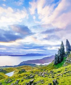 Scotland Old Man Of Storr Paint By Numbers