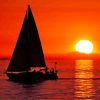 Sunset Sailboat Paint By Numbers