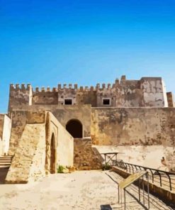 Tarifa Castle Spain Paint By Numbers