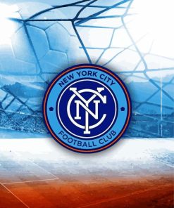 Artistic New York City Fc Logo Paint By Numbers