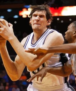 Boban Marjanovic Playing Basketball Paint By Numbers