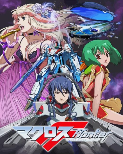 Macross Poster Paint By Numbers