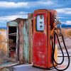 Retro Old Gas Pump Paint By Numbers