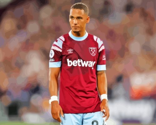 Thilo Kehrer West Ham United Footballer Paint By Numbers