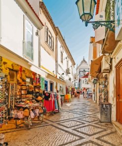 Albufeira Old Town Alleys Paint By Numbers