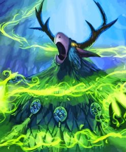 Angry Moonkin Paint By Numbers