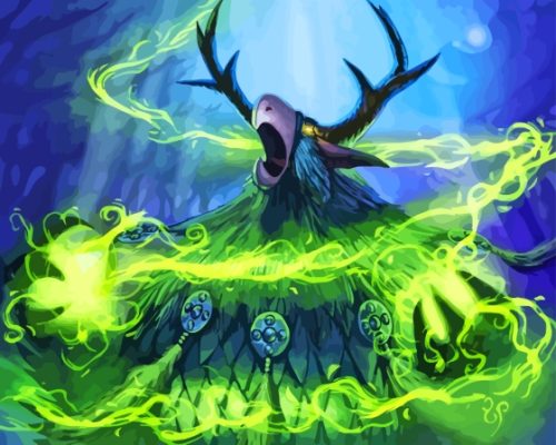 Angry Moonkin Paint By Numbers