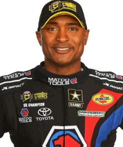 Antron Brown Racer Paint By Numbers