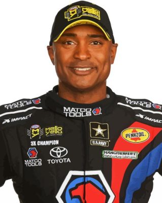 Antron Brown Racer Paint By Numbers