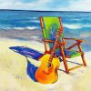 Beach Chair And Guitar Paint By Numbers