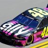 Black And Pink 48 Race Car Paint By Numbers