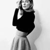 Black And White British Actress Rosamund Pike Paint By Numbers