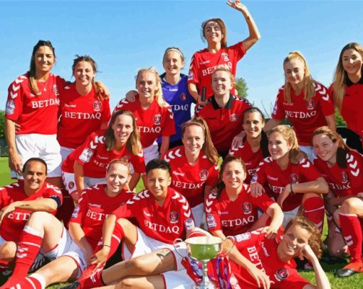 Charlton Athletic FC Women Team Paint By Numbers