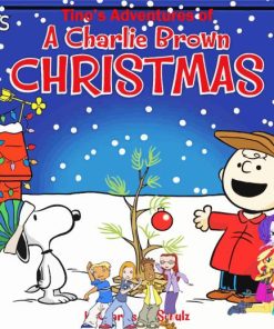 Christmas Charlie Brown Movie Poster Paint By Numbers