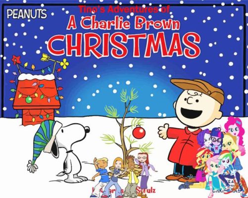 Christmas Charlie Brown Movie Poster Paint By Numbers