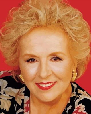 Close Up Doris Roberts Paint By Numbers