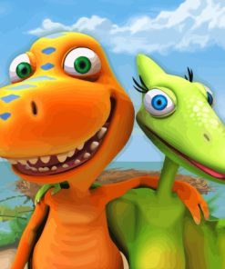 Dinosaur Train Paint By Numbers