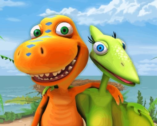 Dinosaur Train Paint By Numbers