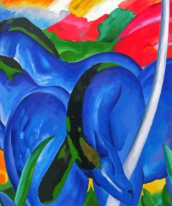 Franz Marc Blue Horses Paint By Numbers