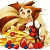 Furret With Pancakes And Fruits Paint By Numbers