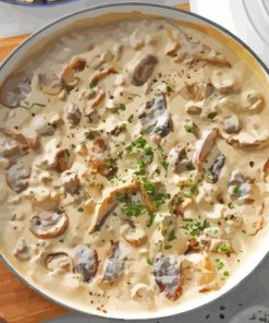 Ground Beef Stroganoff Paint By Numbers