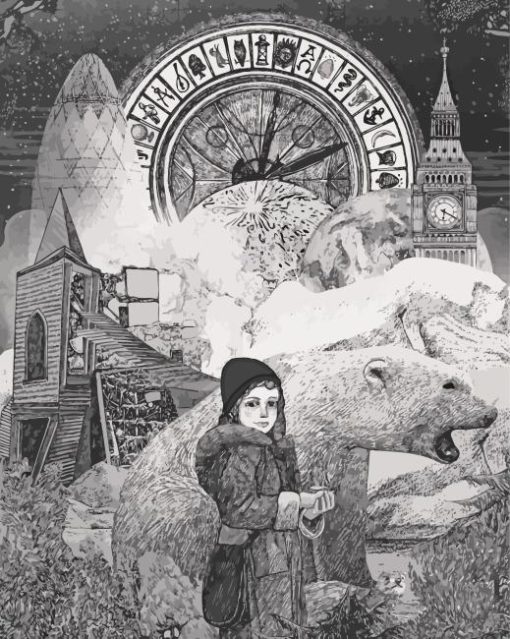 His Dark Materials By Lucille Clerc Paint By Numbers