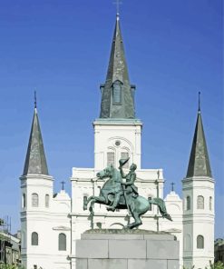 Jackson Square New Orleans Paint By Numbers