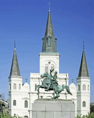 Jackson Square New Orleans Paint By Numbers