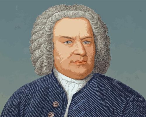 Johann Bach German Composer Paint By Numbers