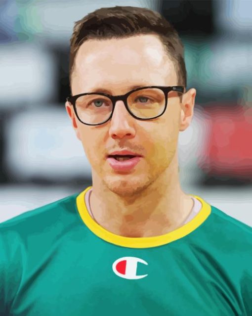 Josh Magette With Glasses Paint By Numbers