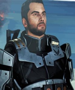 Kaidan Mass Effect Paint By Numbers