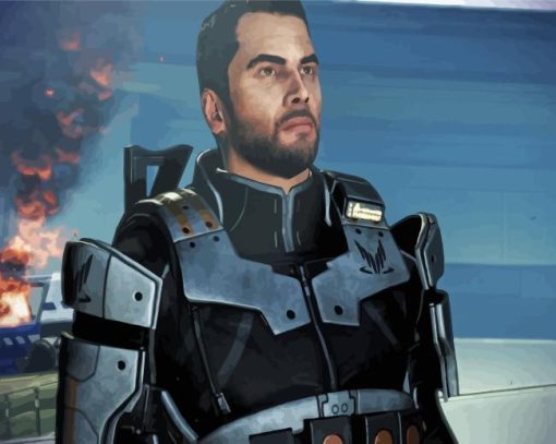 Kaidan Mass Effect Paint By Numbers