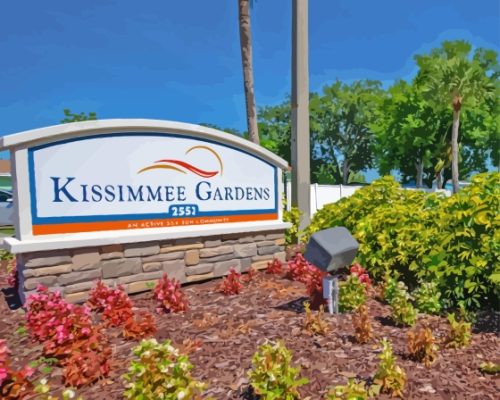 Kissimmee Gardens Paint By Numbers