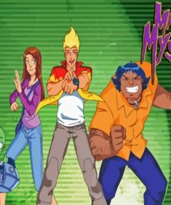 Martin Mystery Poster Paint By Numbers