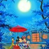 Minnie Mickey Summer Night Paint By Numbers