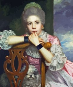 Mrs Abington By Joshua Reynolds Paint By Numbers