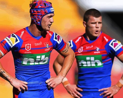 Newcastle Knights Players Paint By Numbers