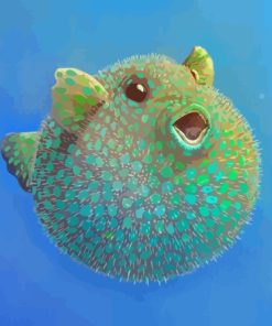 Puffer Fish Art Paint By Numbers