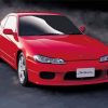 Red Nissan S15 Car Paint By Numbers