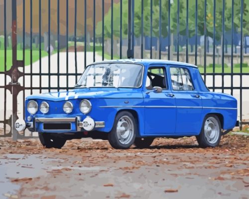 Renault Gordini R8 Paint By Numbers