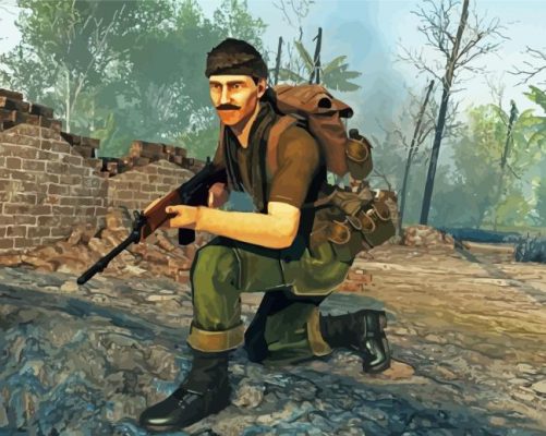 Rising Storm 2 Vietnam Game Paint By Numbers